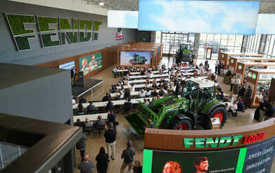 AGCO celebrated the grand opening of Fendt Lodge in Jackson, MN, on May 1. The center is the brand's official home in North America and will host corporate meetings, product launches, dealer training, and customer visits.