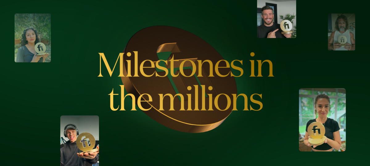 Fiverr Millionaire Milestones
