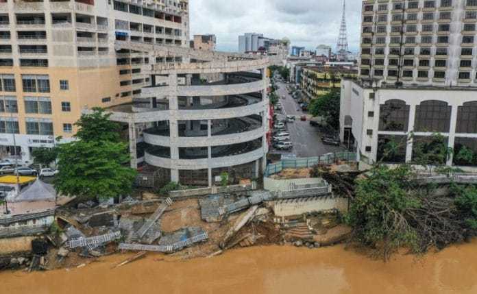 Flood damage in Kota Bharu, Kelantan (Bernama 2024)