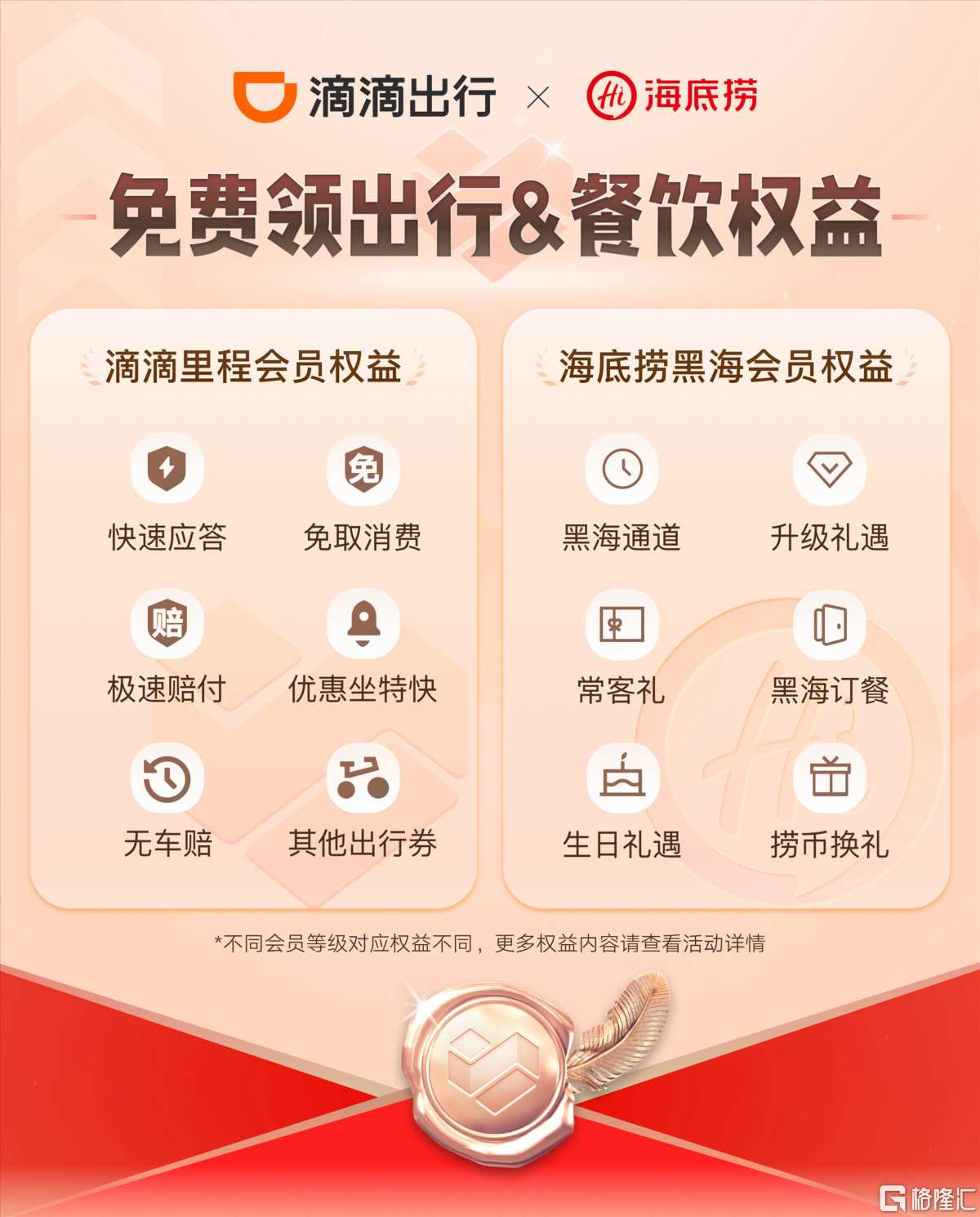 滴滴与海底捞实现会籍互通滴滴会员V8直通海底捞黑海体验