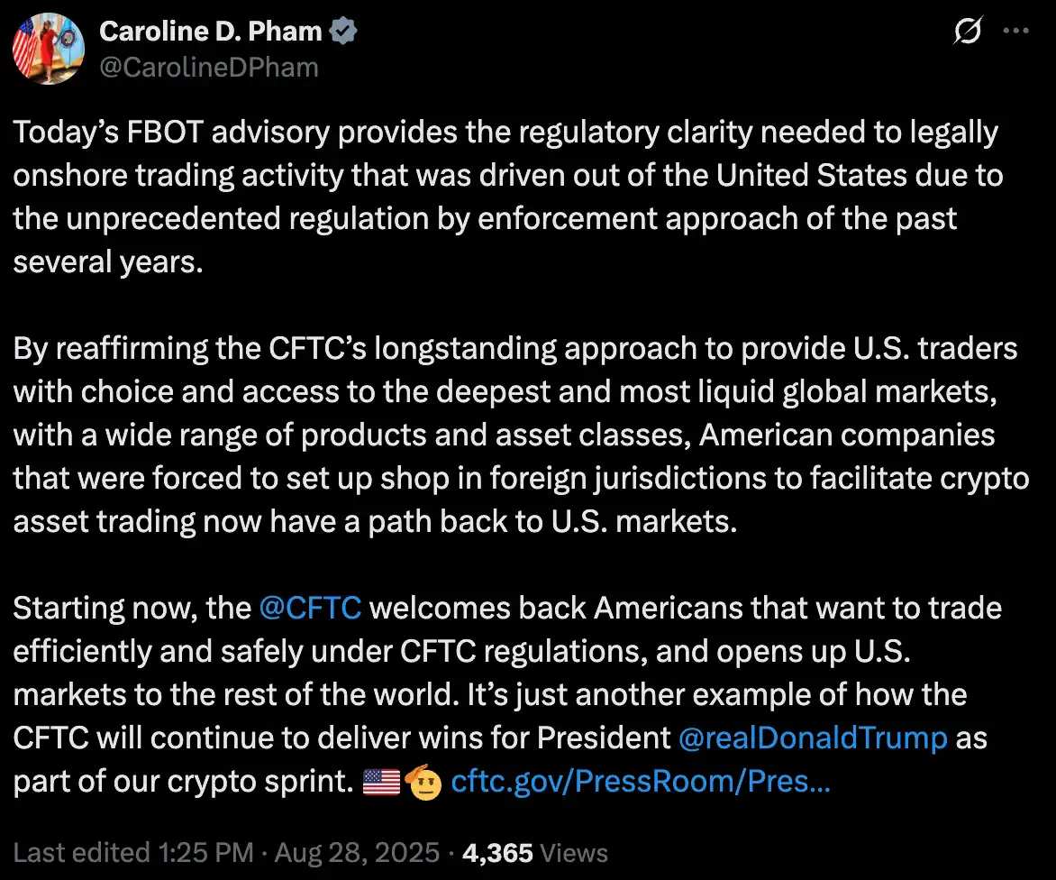 Will U.S. Regulatory Agencies Ease Up, Allowing Mainstream Crypto Exchanges  to Return to the U.S.?